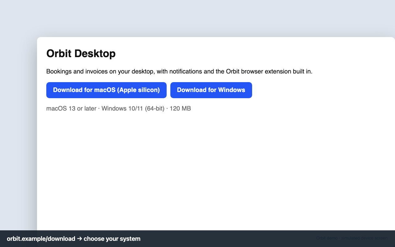 Download page